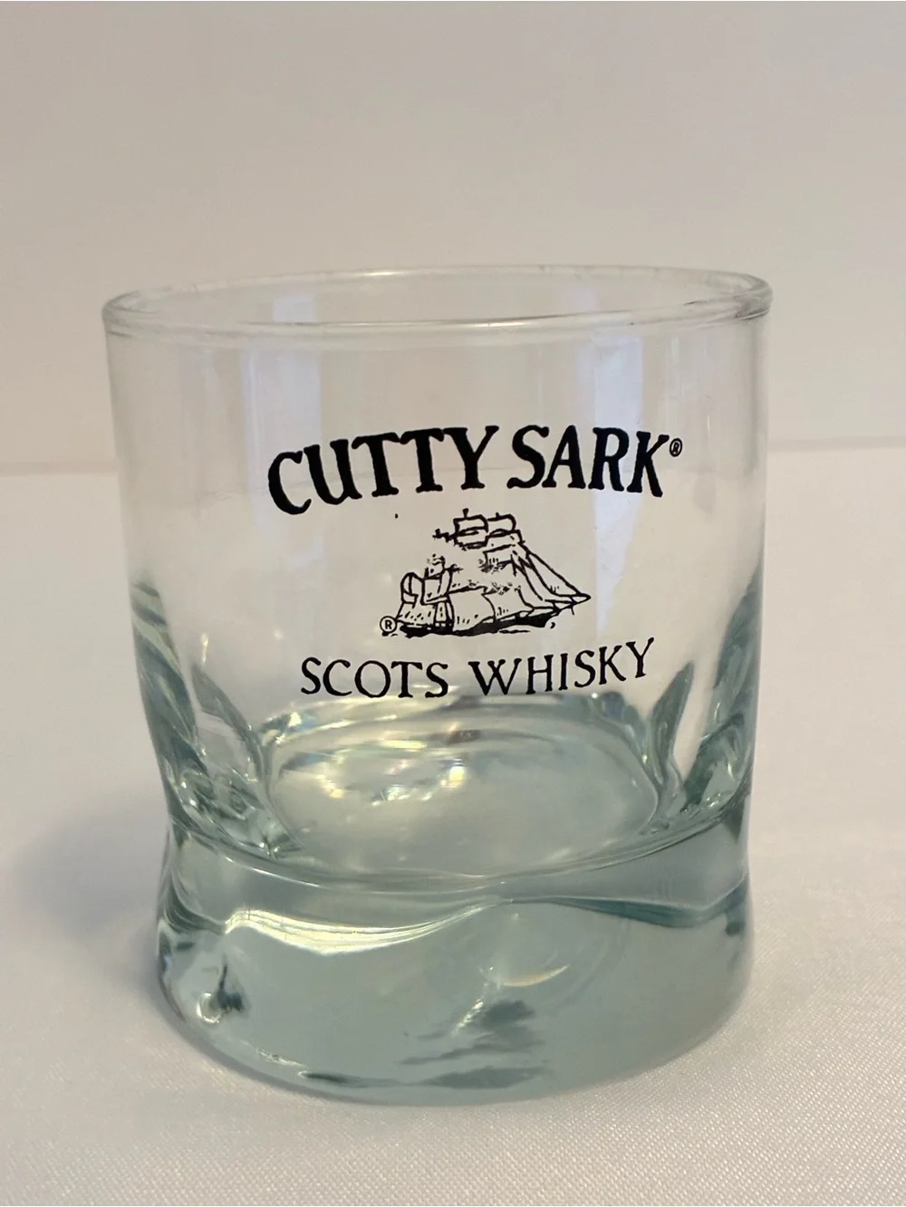 Cutty Sark Scots Whiskey Lowball Rocks Glass Barware